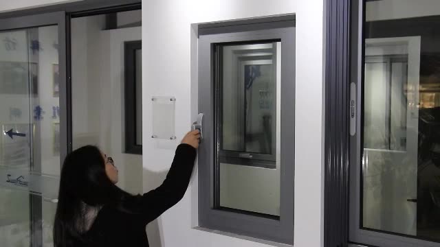 Superwu European Style Energy Efficient Aluminium Tilt and Turn Double Glazed Windows