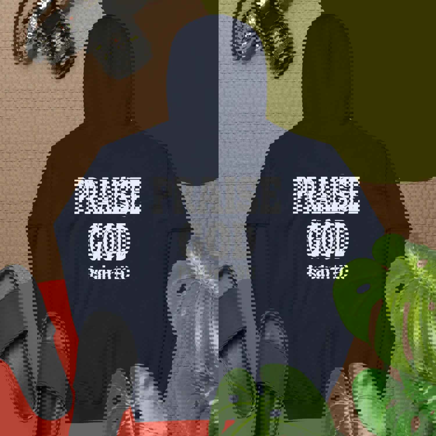 F&H Christian Praise God Two-sided Men's Hoodie - Soft & Stylish