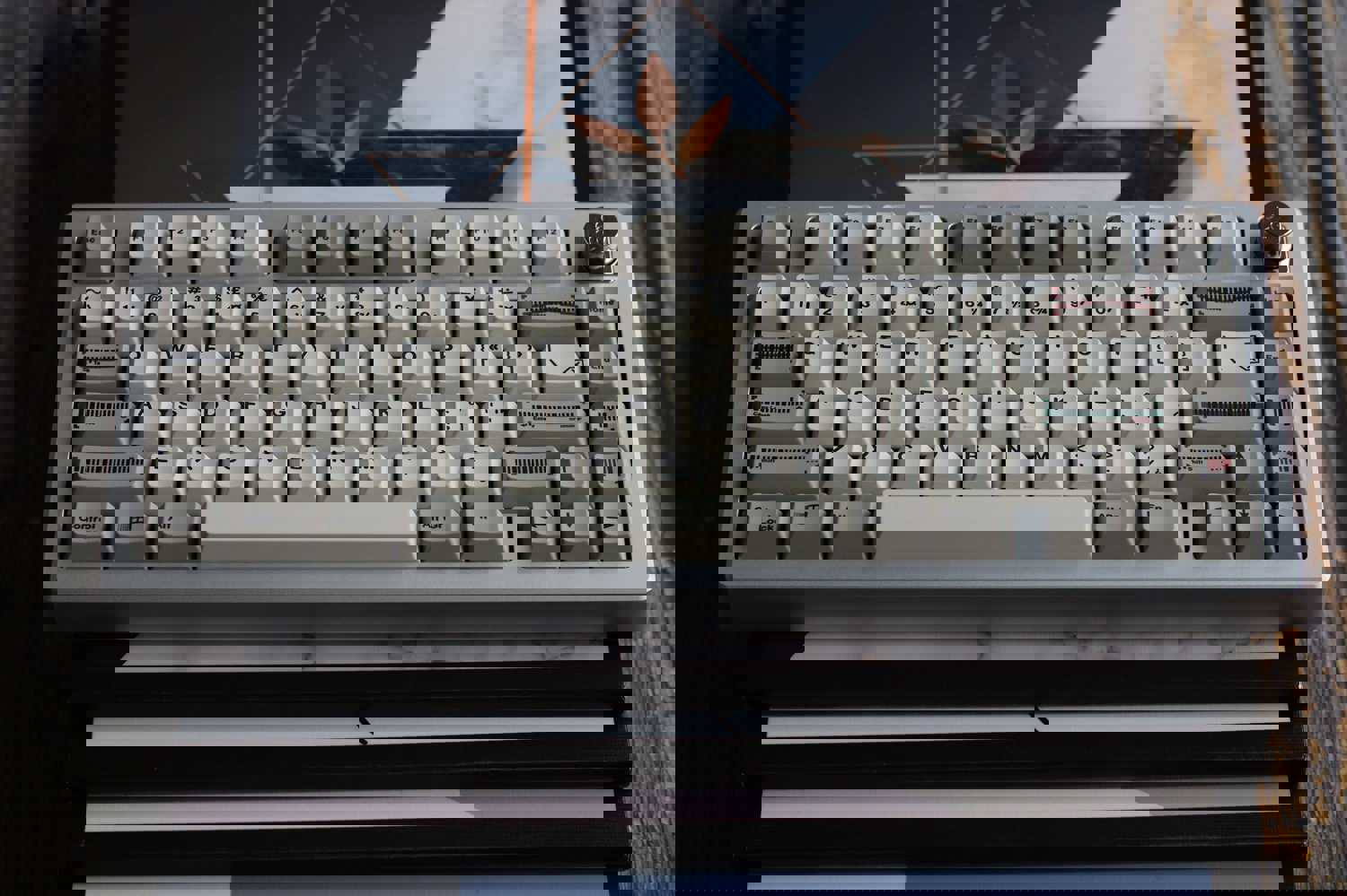 Jris75 PCB Gasket Mount Keyboard Kit - Silver (PVD Weight)