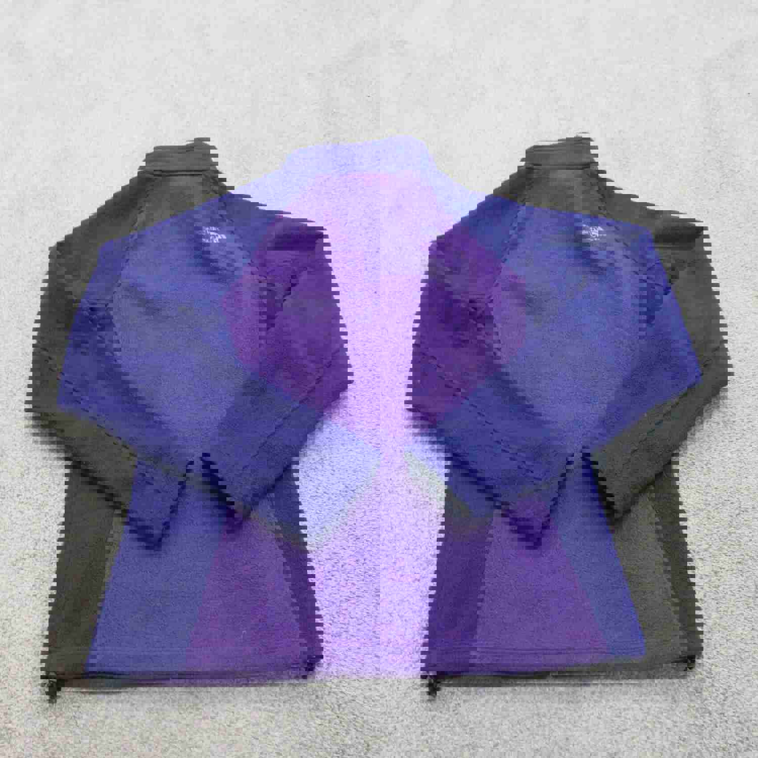 North Face Women's Small Purple Full Zip Fleece Jacket