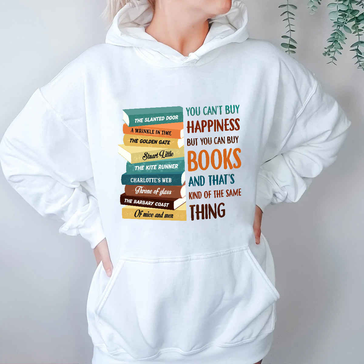Custom Bookshelf Hoodie - Book Lovers Gift