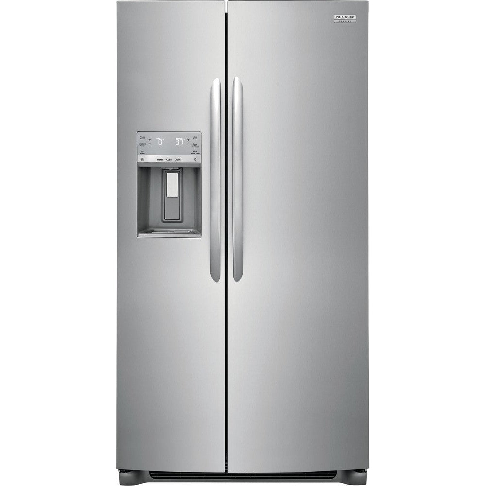 Frigidaire Gallery 25.6-cu ft Side-by-Side Refrigerator with Ice Maker (Smudge-proof Stainless Steel)