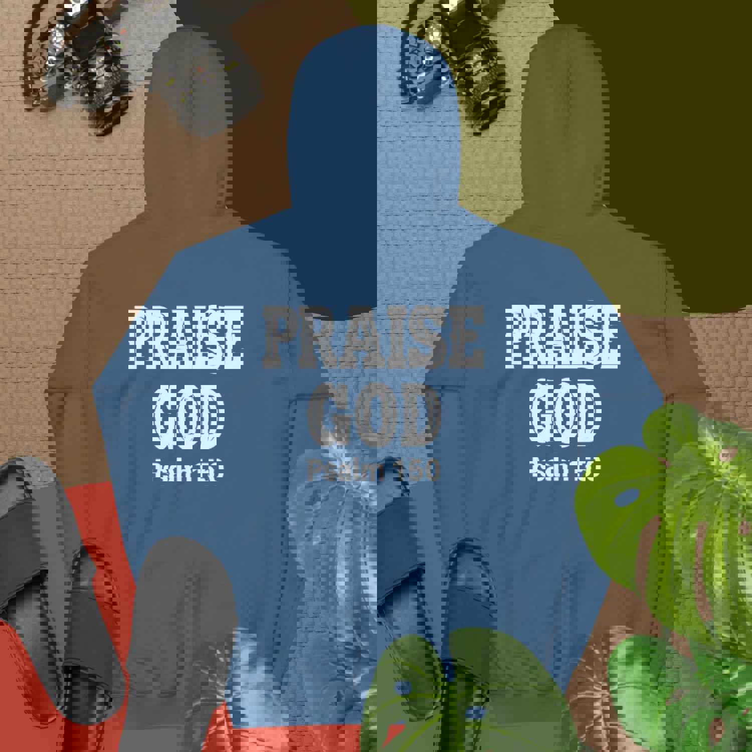 F&H Christian Praise God Two-sided Men's Hoodie - Soft & Stylish
