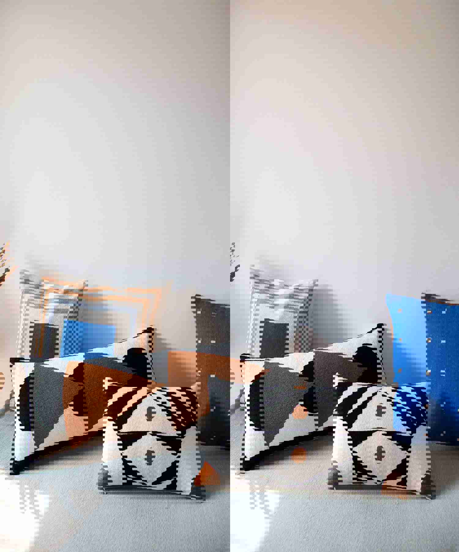 ZAZA LUMBAR PILLOW - BLACK