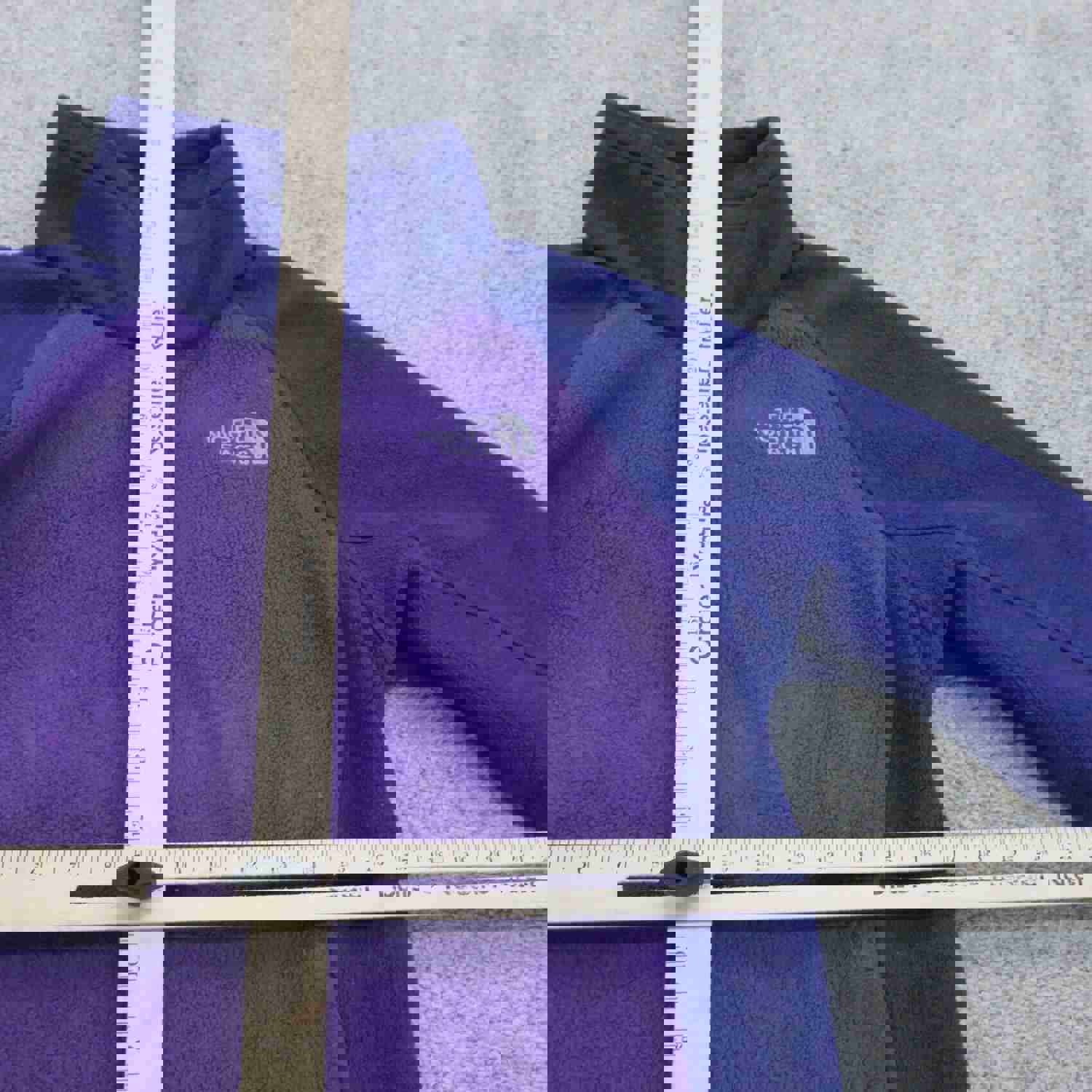 North Face Women's Small Purple Full Zip Fleece Jacket