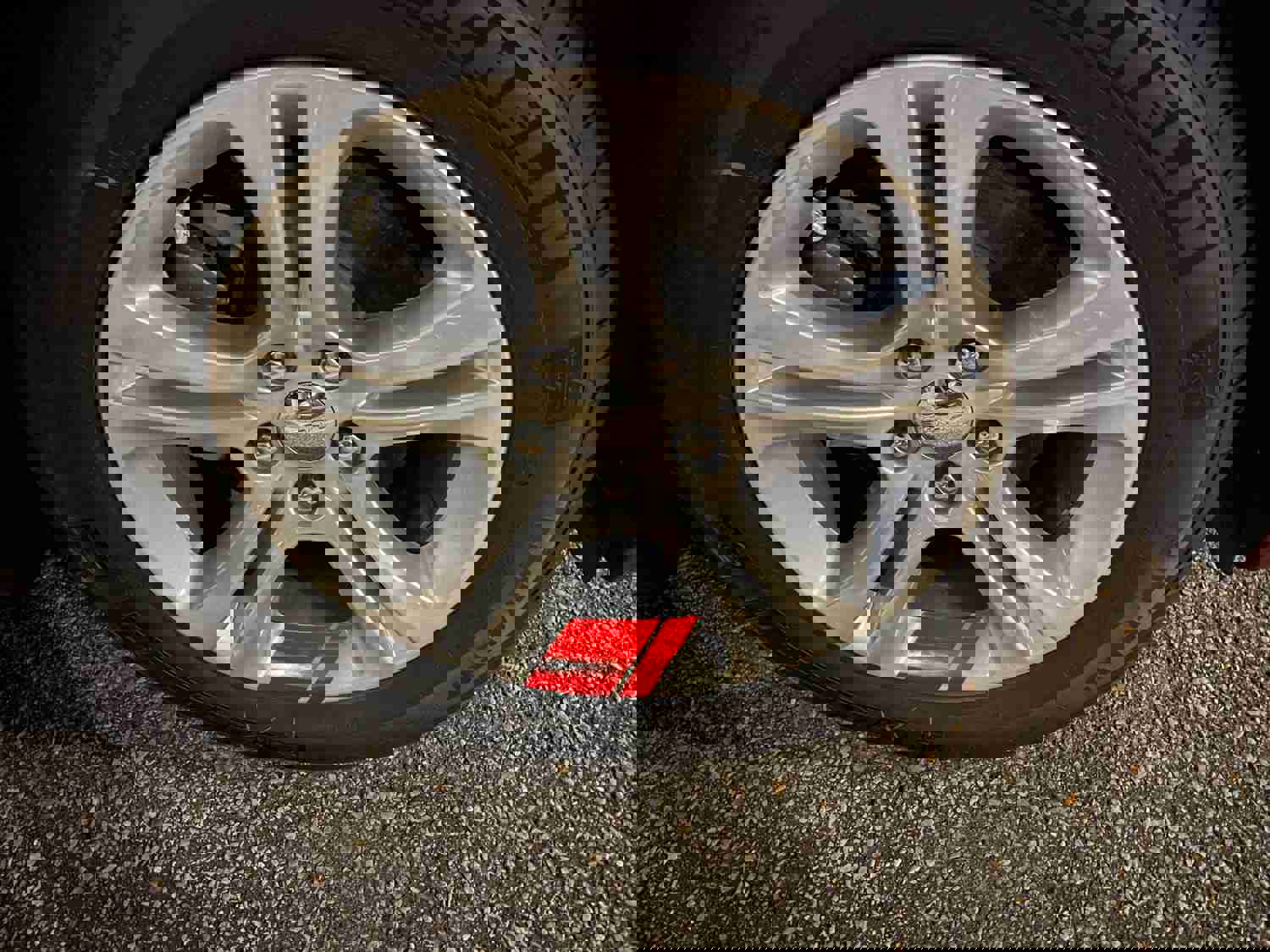 Reflective Wheel Hash Mark Decals for Dodge Challenger - 6 High-Quality Engineer Grade Reflective Stickers