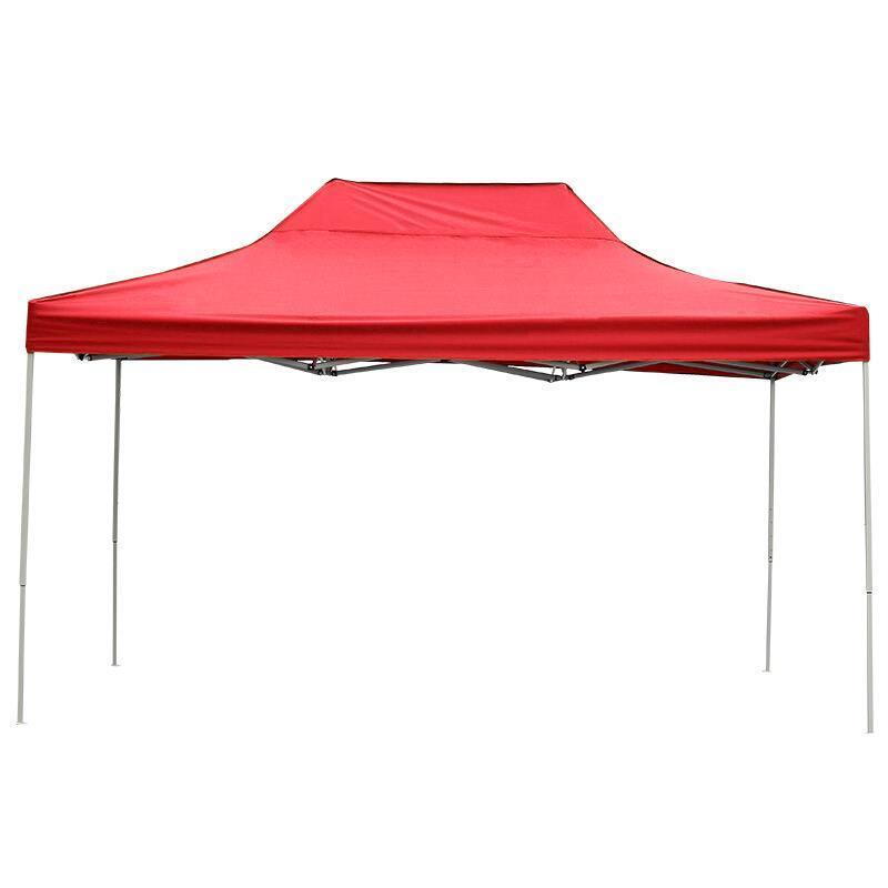 Outdoor Folding Advertising Tent with Four Legs - 3x4.5m for Parking, Night Market, BBQ, and Exhibitions