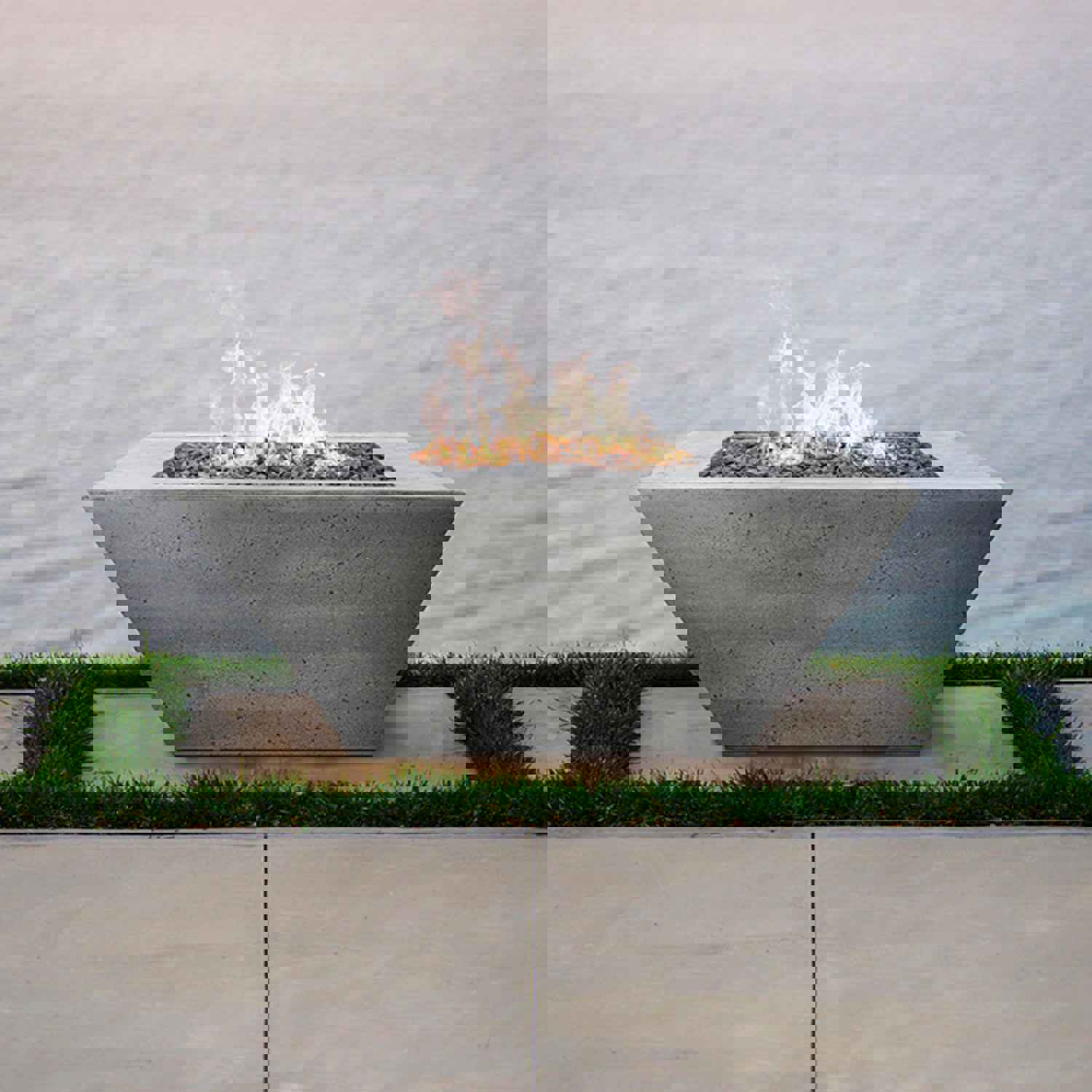 Prism Hardscapes Lombard Gas Fire Pit - Modern Outdoor Heating Solution