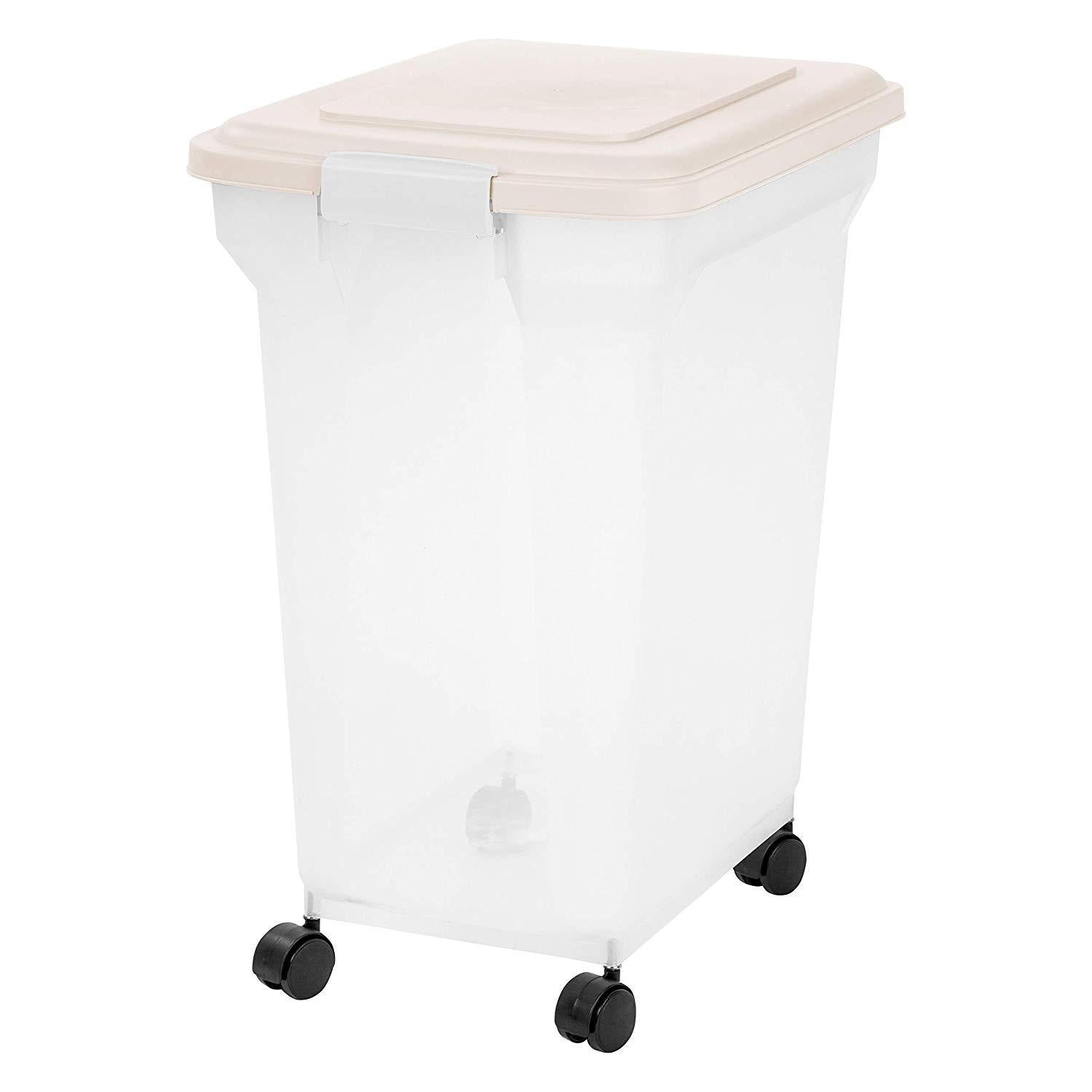 Inspired Essentials 55 Qt Plastic Airtight Pet Food Storage Bin