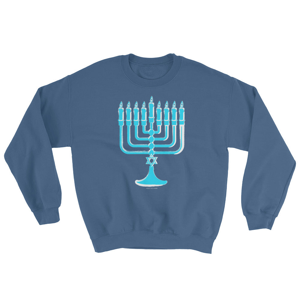Chanukah Menorah Graphic Sweatshirt - Unisex