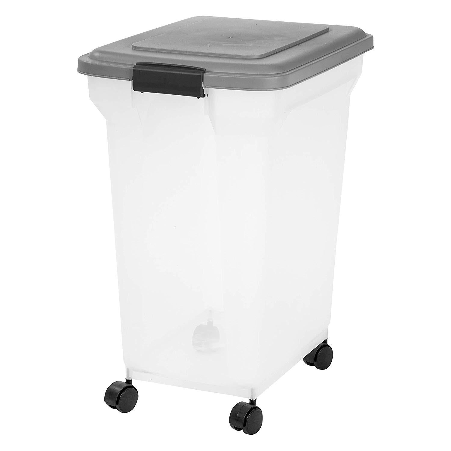 Inspired Essentials 55 Qt Plastic Airtight Pet Food Storage Bin