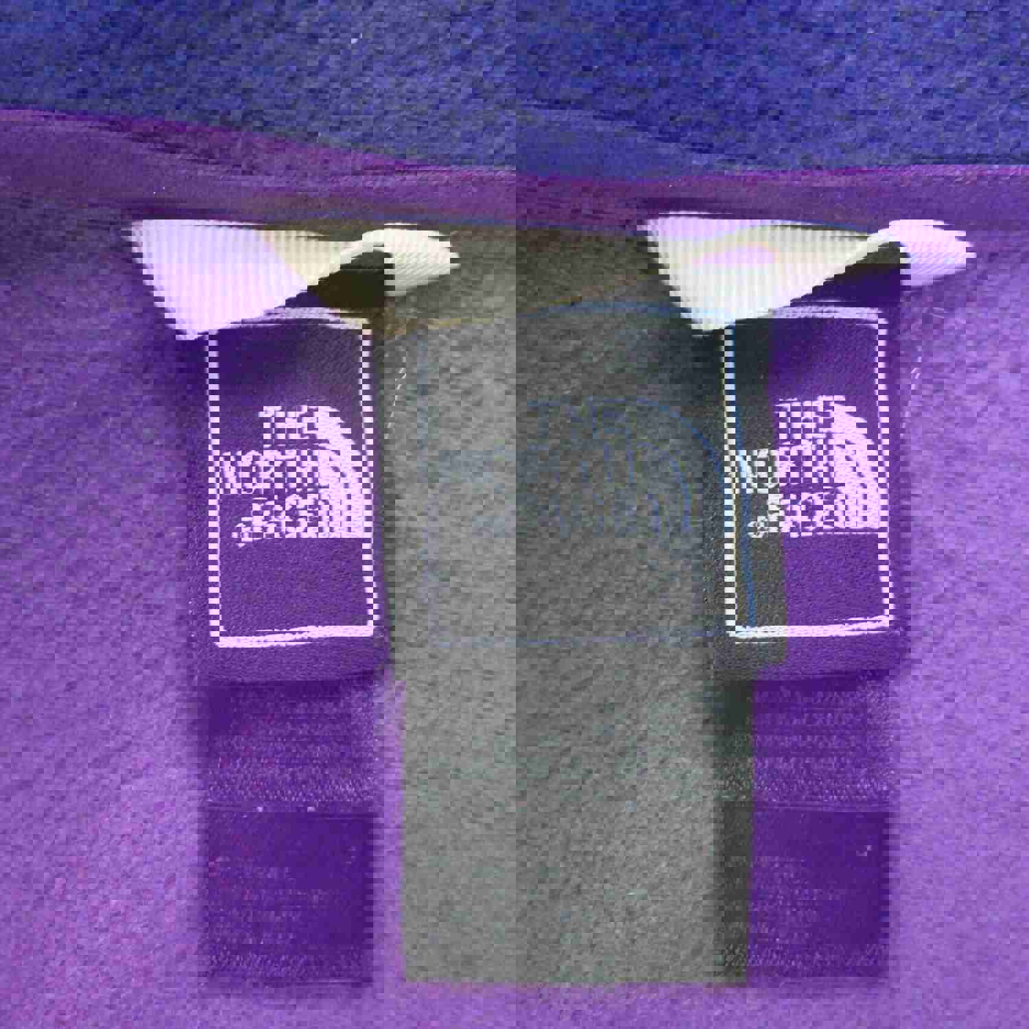 North Face Women's Small Purple Full Zip Fleece Jacket