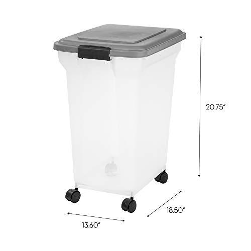 Inspired Essentials 55 Qt Plastic Airtight Pet Food Storage Bin