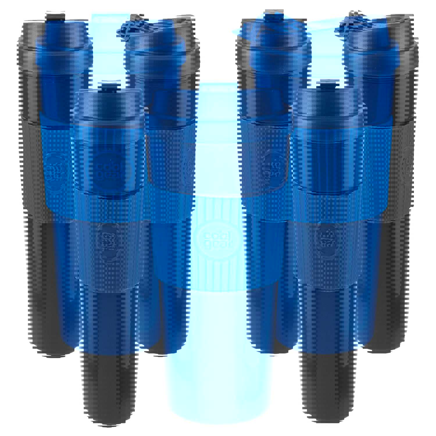 Cool Gear 3-Pack Eco 2 Go Coffee Mug with Protective Removable Band