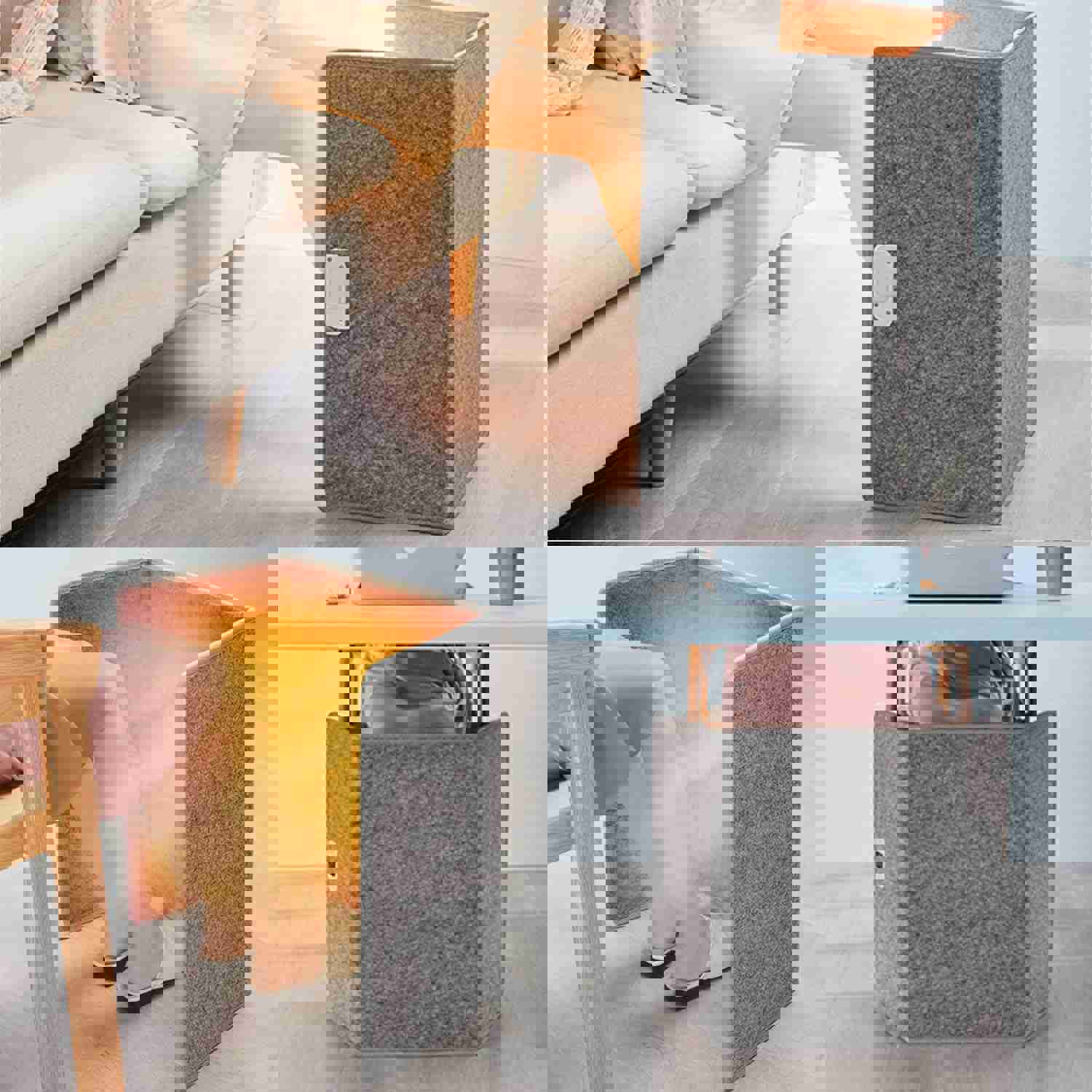 Hotodeal Electric Heated Foot Warmer Under Desk - Space Heater for Indoor Use (113°F-149°F)