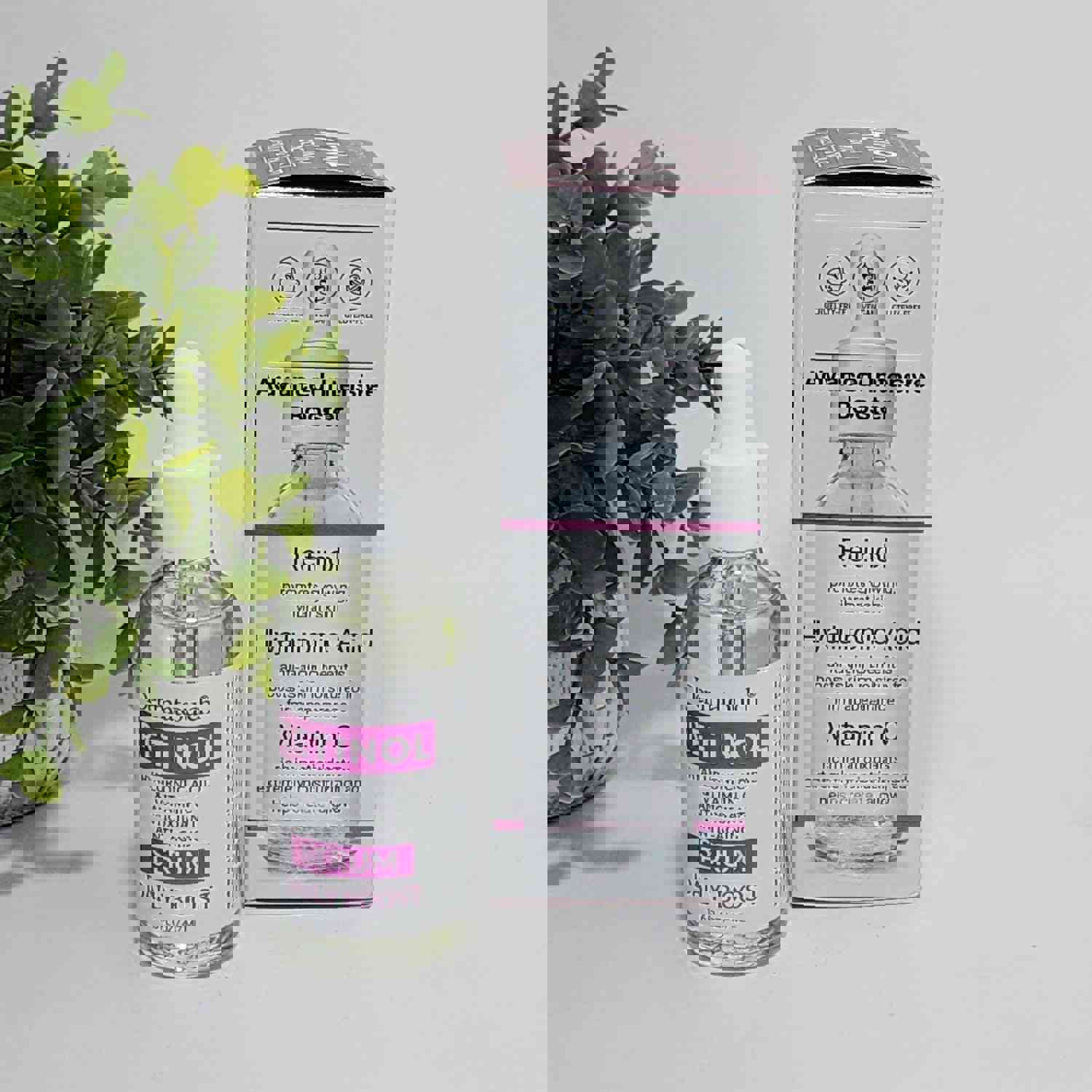 Dermatouch Retinol Hyaluronic Acid & Vitamin C Anti-aging Face Serum 1.6 oz