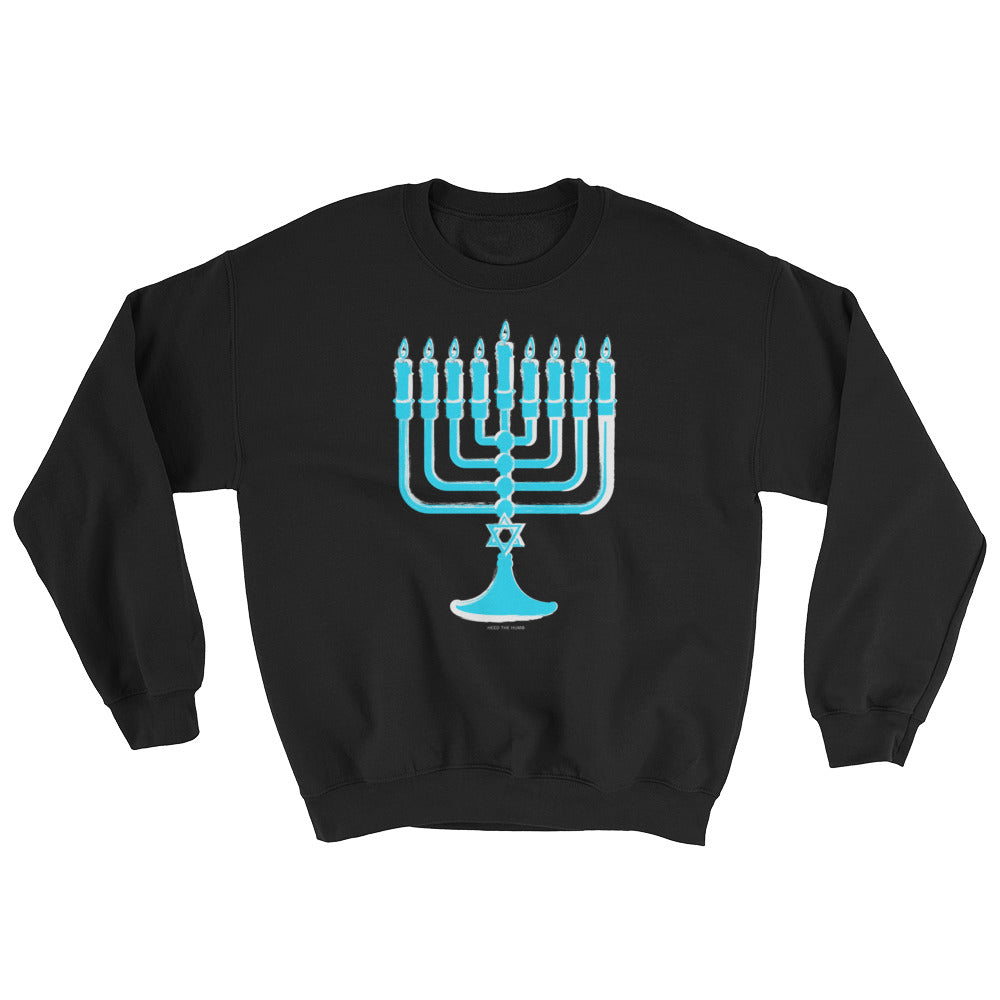 Chanukah Menorah Graphic Sweatshirt - Unisex