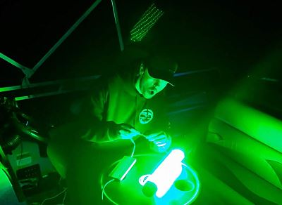 Green Blob Outdoors: 15,000 Lumen Underwater LED Fishing Light - Energy-Efficient, Versatile, Texas-Made