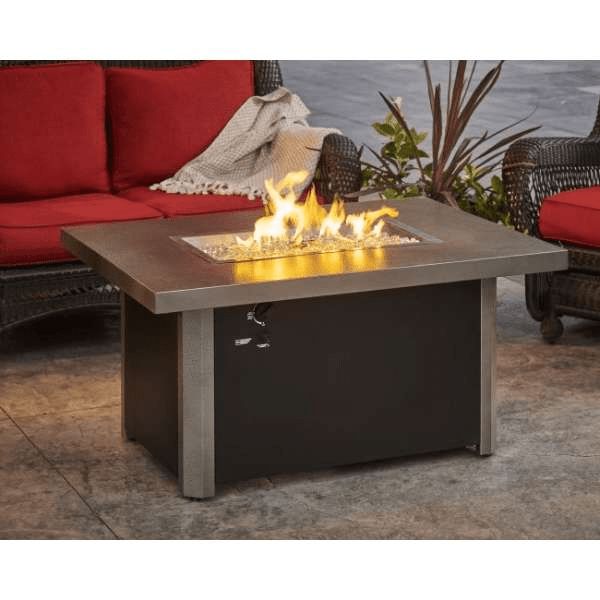 Caden Rectangular Gas Fire Pit Table CAD-1224 - Stylish Outdoor Centerpiece