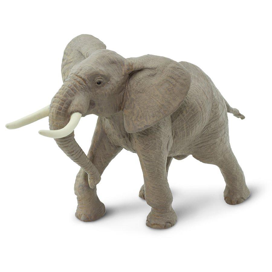 African Bull Elephant Toy - Realistic and Educational Stuffed Animal