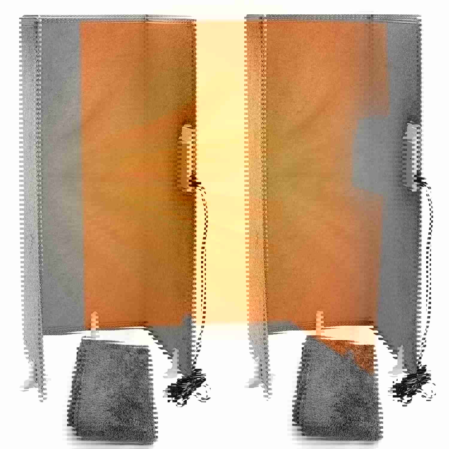 Hotodeal Electric Heated Foot Warmer Under Desk - Space Heater for Indoor Use (113°F-149°F)