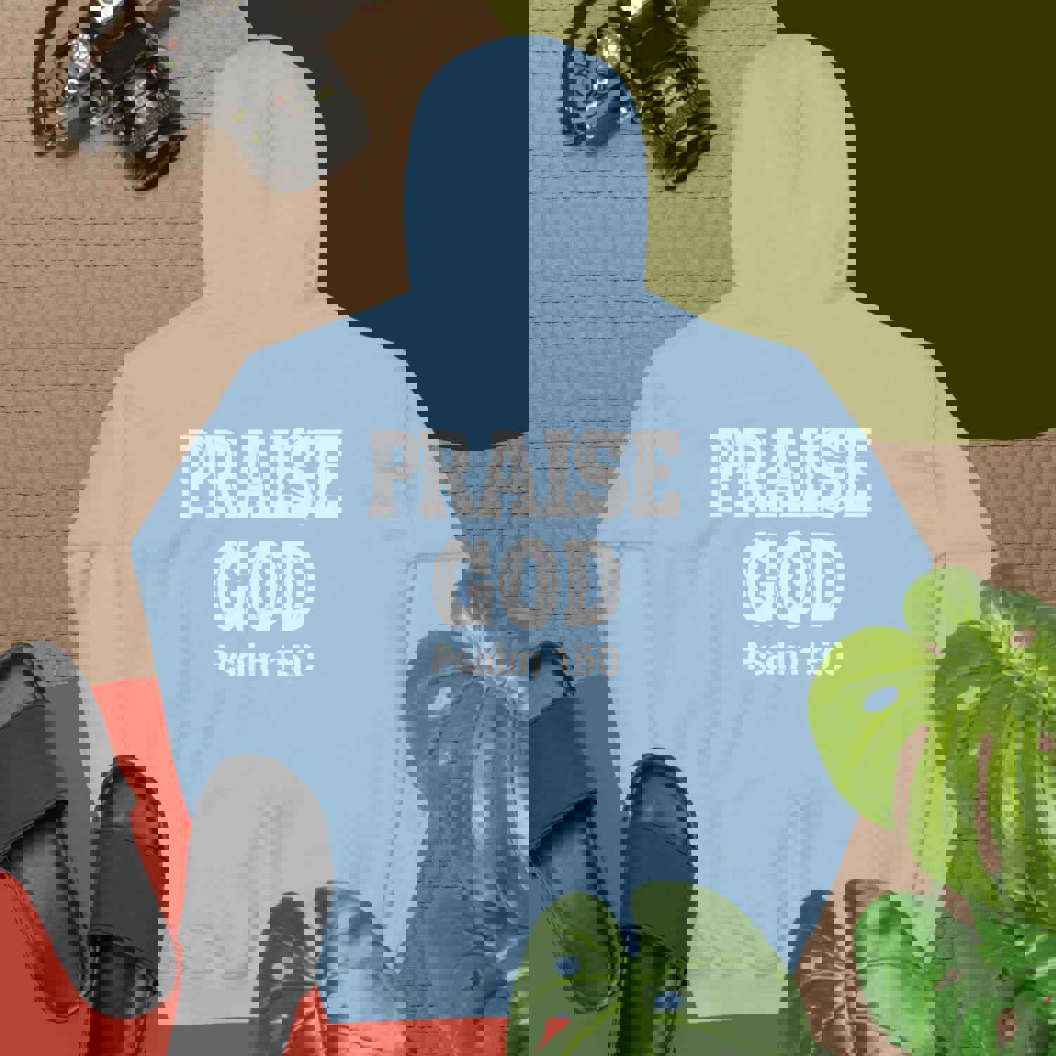 F&H Christian Praise God Two-sided Men's Hoodie - Soft & Stylish