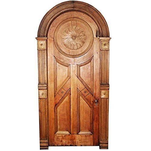Fancy Wooden Fairy Door - Wall Decal - 5" wide x 10" tall