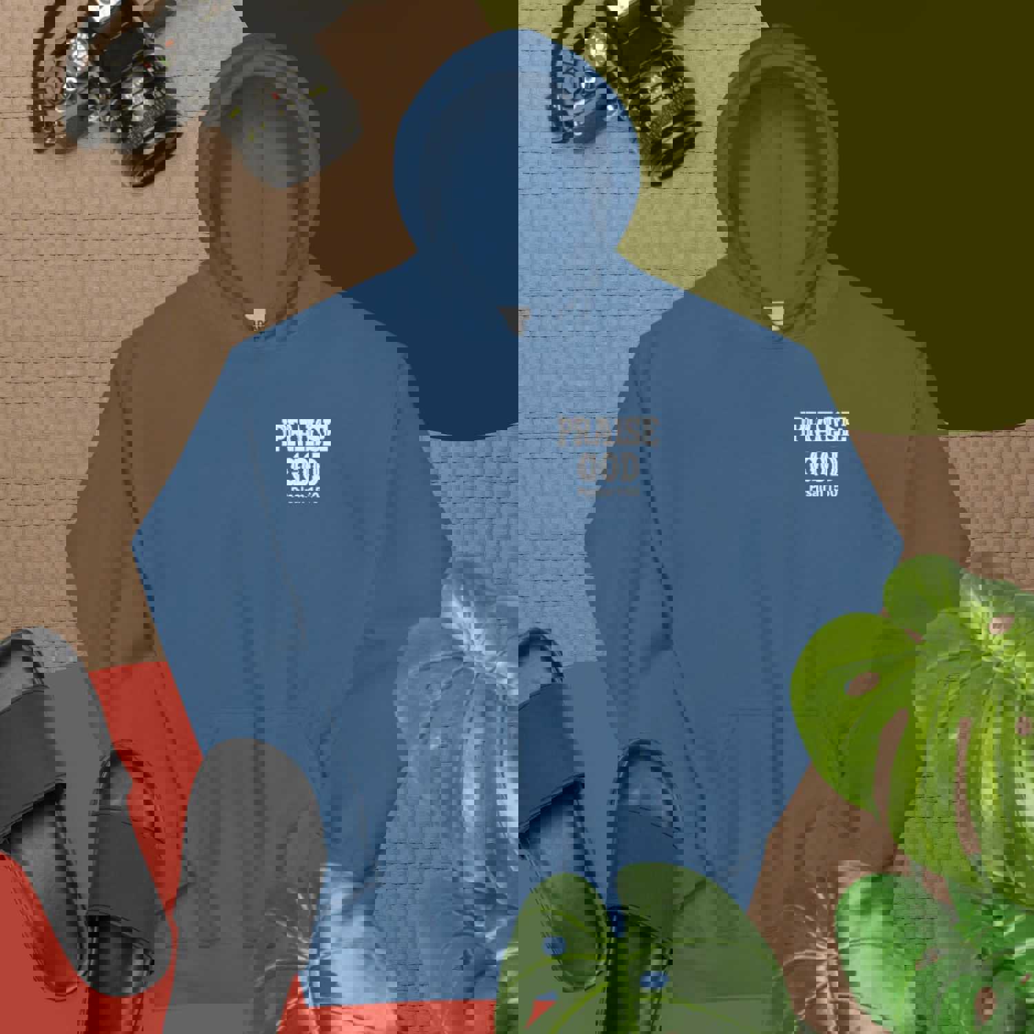 F&H Christian Praise God Two-sided Men's Hoodie - Soft & Stylish