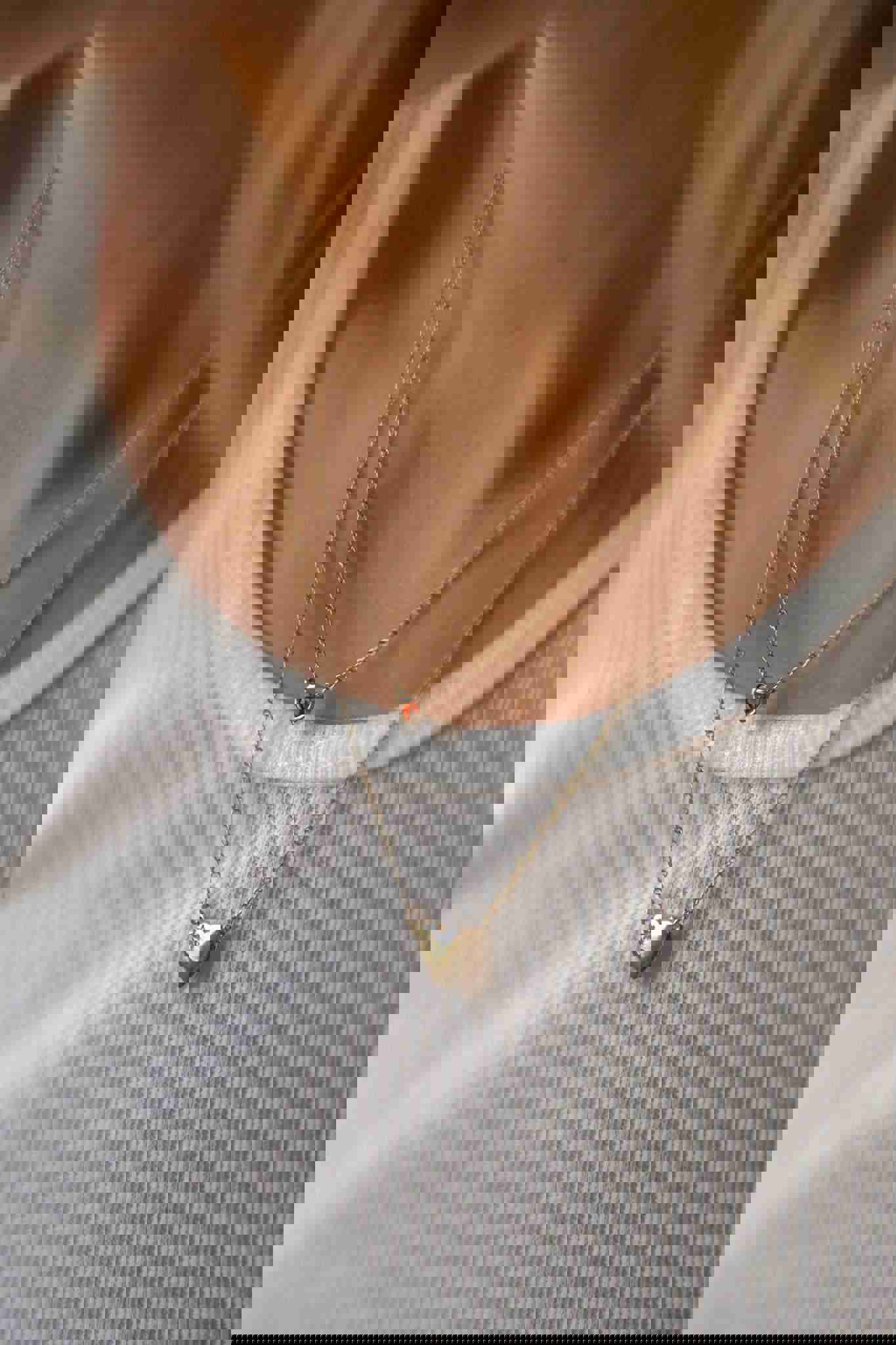 Dallas Heart Pendant Necklace - 14k Gold Plated