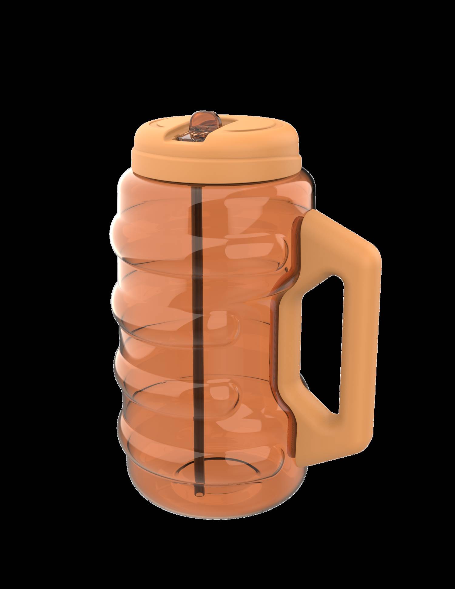 Cool Gear 4-Pack BEAST 100 oz Jug with Handle | Large Capacity Water Bottle for Athletes, Fitness, Gym & Outdoor Sports