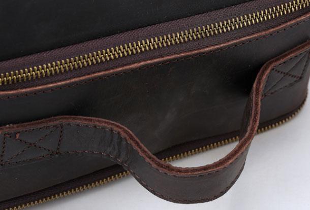 Genuine Leather Messenger Bag for Men - Cool Chest Crossbody Travel Hiking Bag