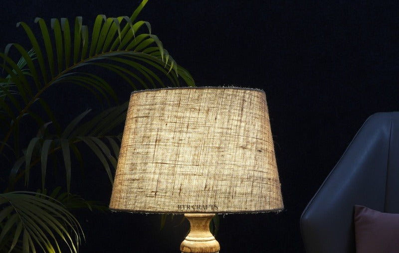 BTR CRAFTS Jute Tapper Lamp Shade 12 Inches - Durable & Stylish Home Decor