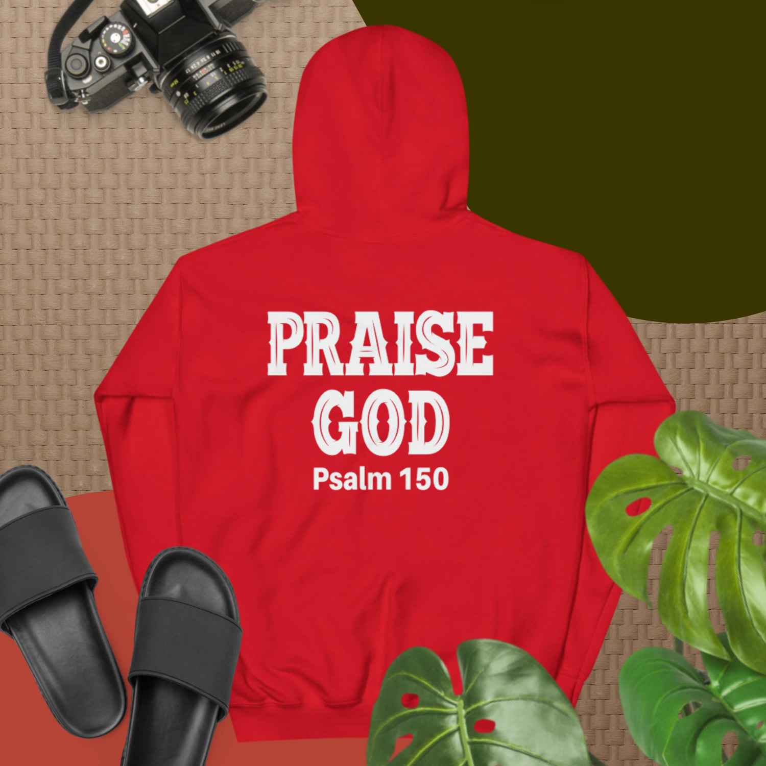 F&H Christian Praise God Two-sided Men's Hoodie - Soft & Stylish