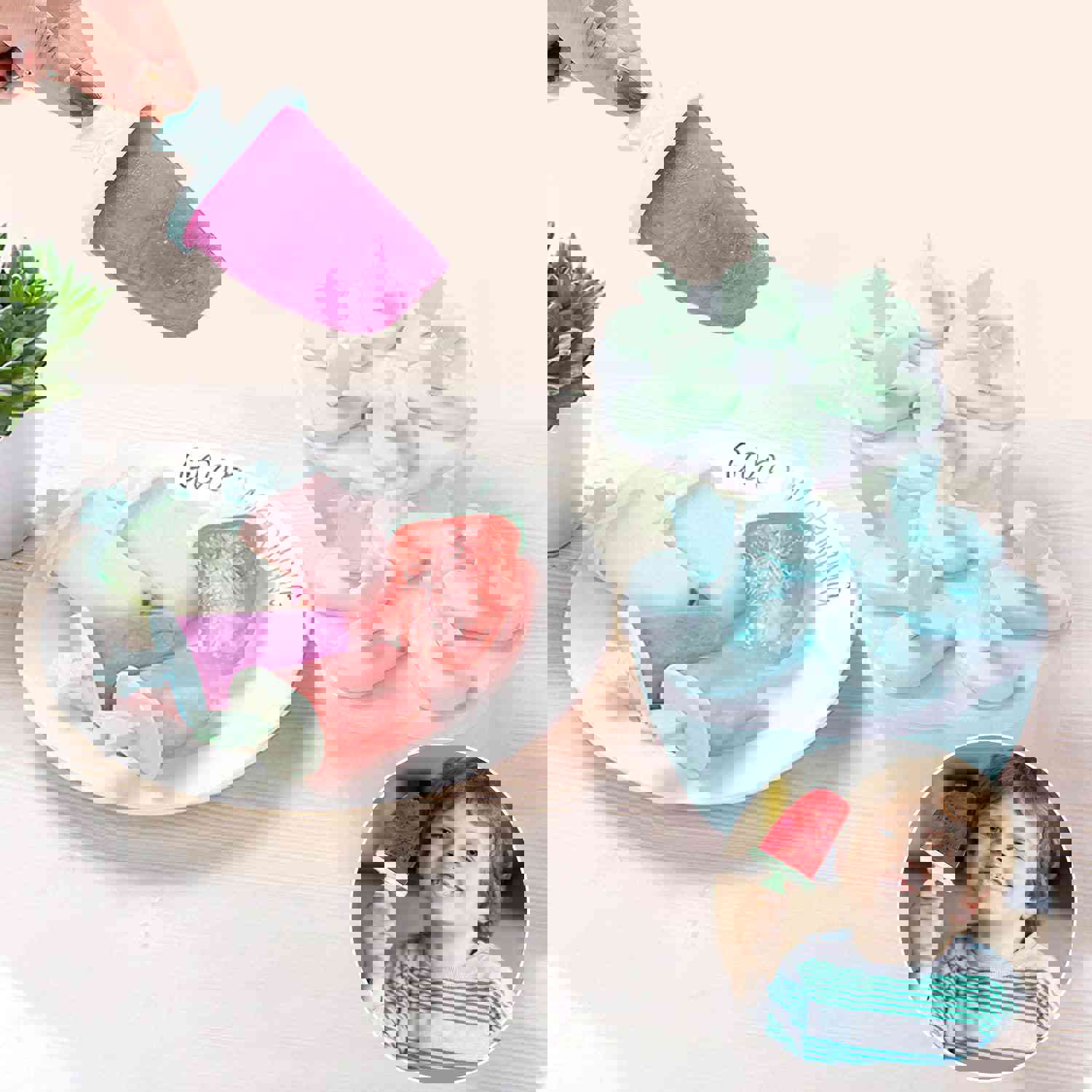 Goging Popsicle Molds 12 Pieces - BPA Free, Reusable Ice Pop Maker with Sticks