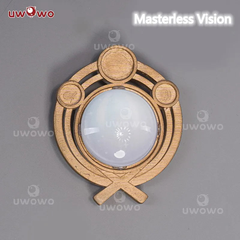 UWOWO LED Vision Eye of God Game Genshin Impact Cosplay Props