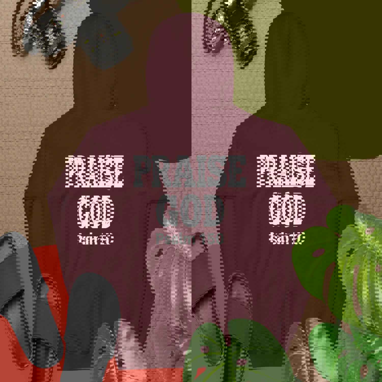 F&H Christian Praise God Two-sided Men's Hoodie - Soft & Stylish