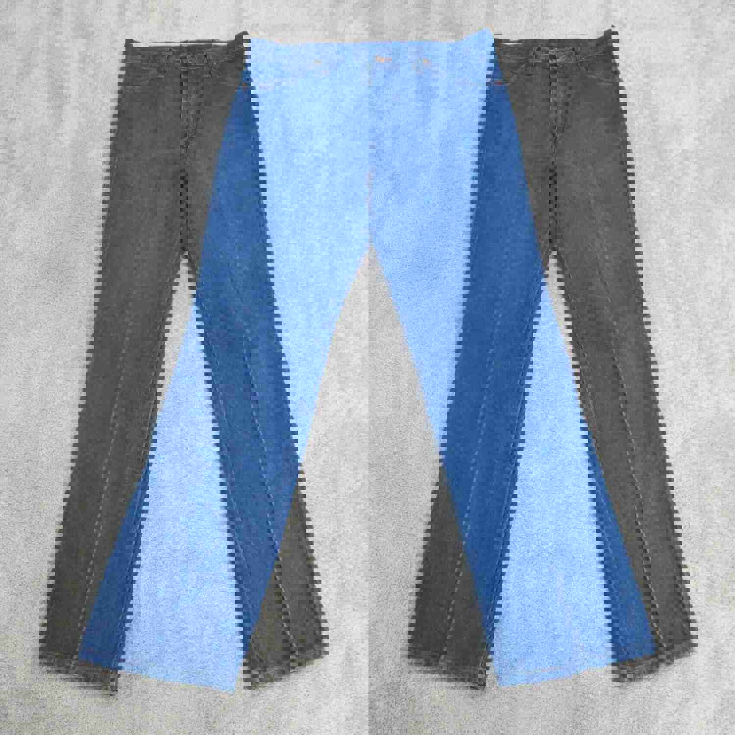 Wrangler Men's Blue Denim Straight Leg Jeans - W36XL32, Lightweight & High Rise