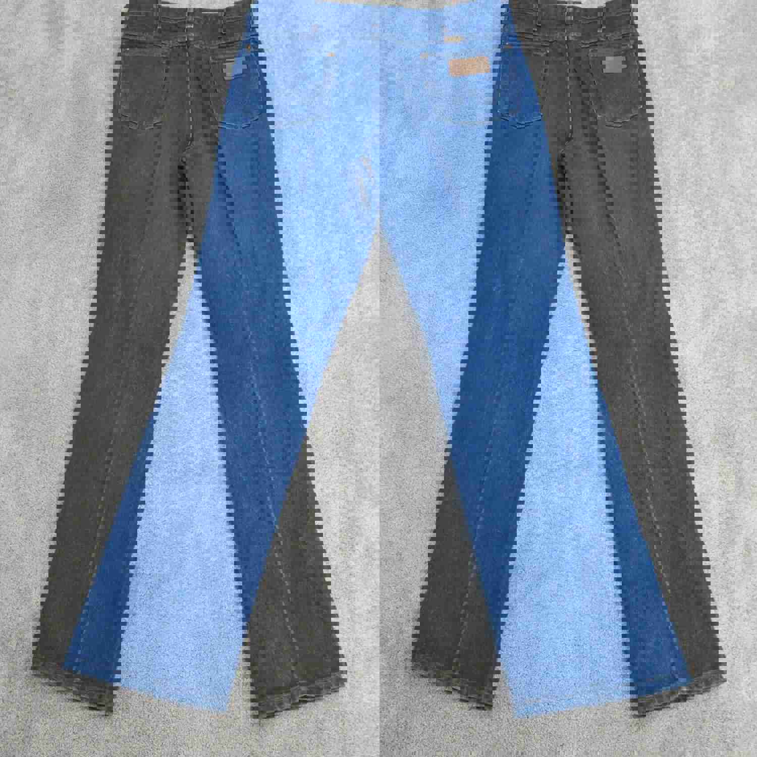 Wrangler Men's Blue Denim Straight Leg Jeans - W36XL32, Lightweight & High Rise
