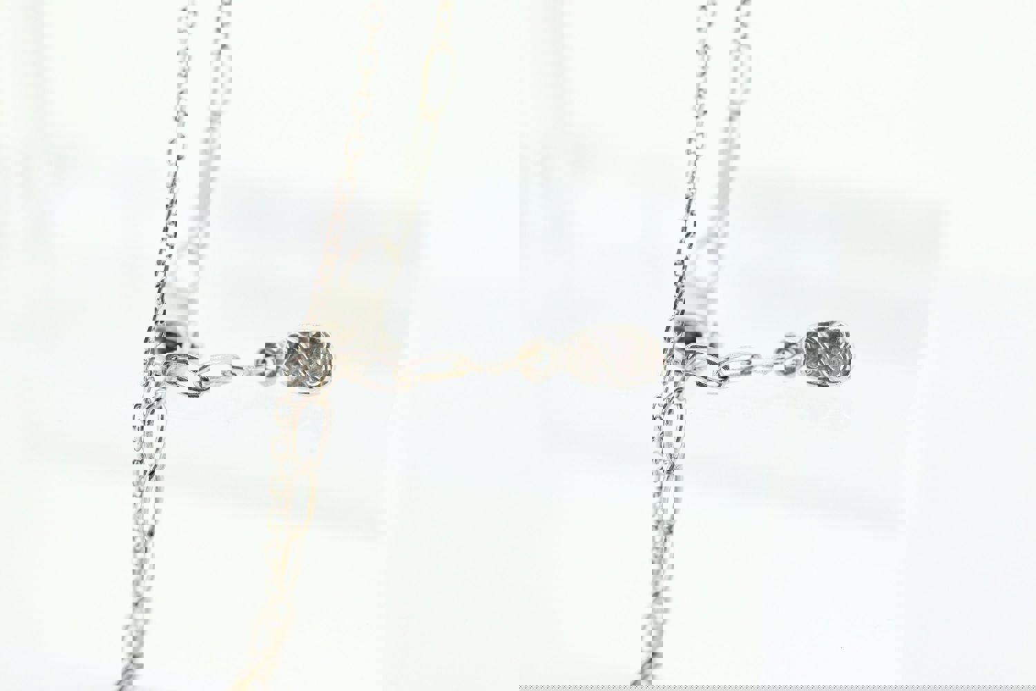 14k Jane Seymour Open Heart Diamond Pendant and Necklace - Large Double Heart JWBR Diamond Infinity Pendant