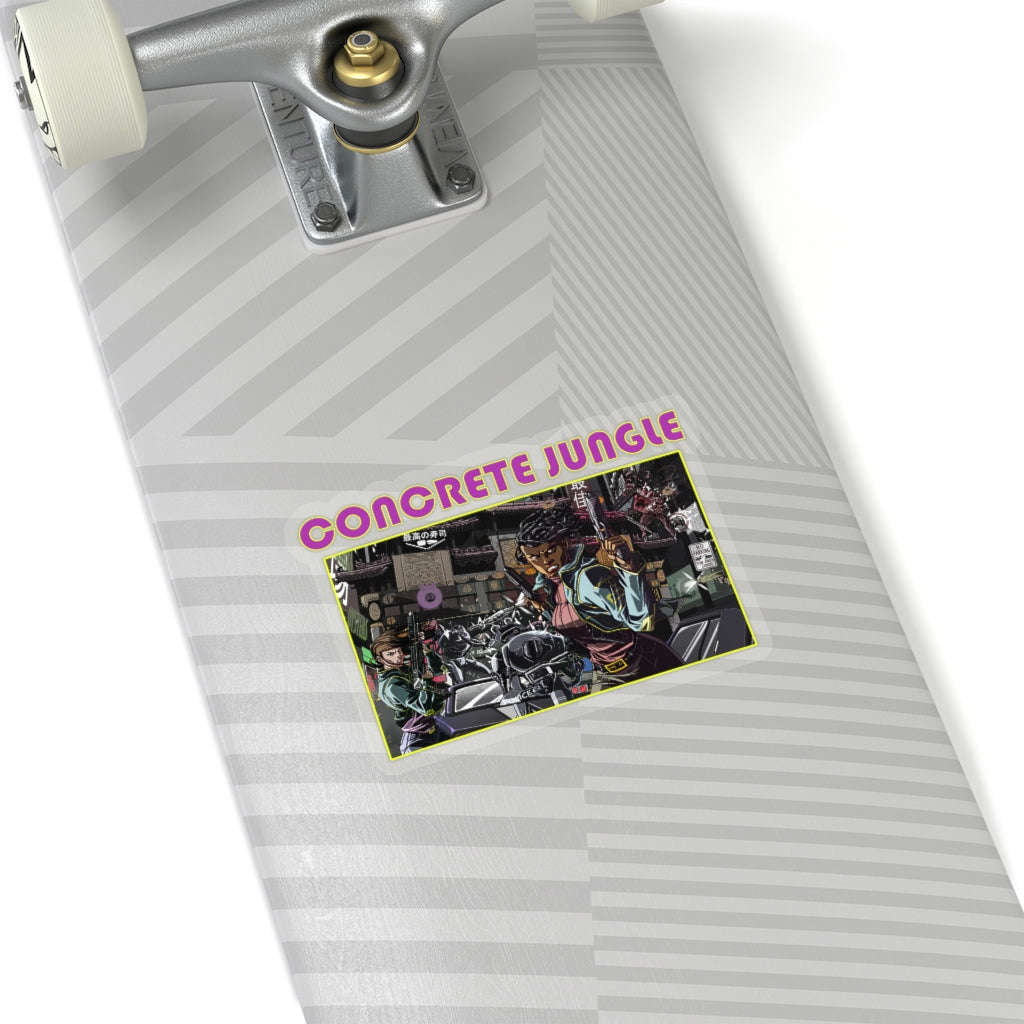 Concrete Jungle (Design One) - Kiss-Cut Stickers