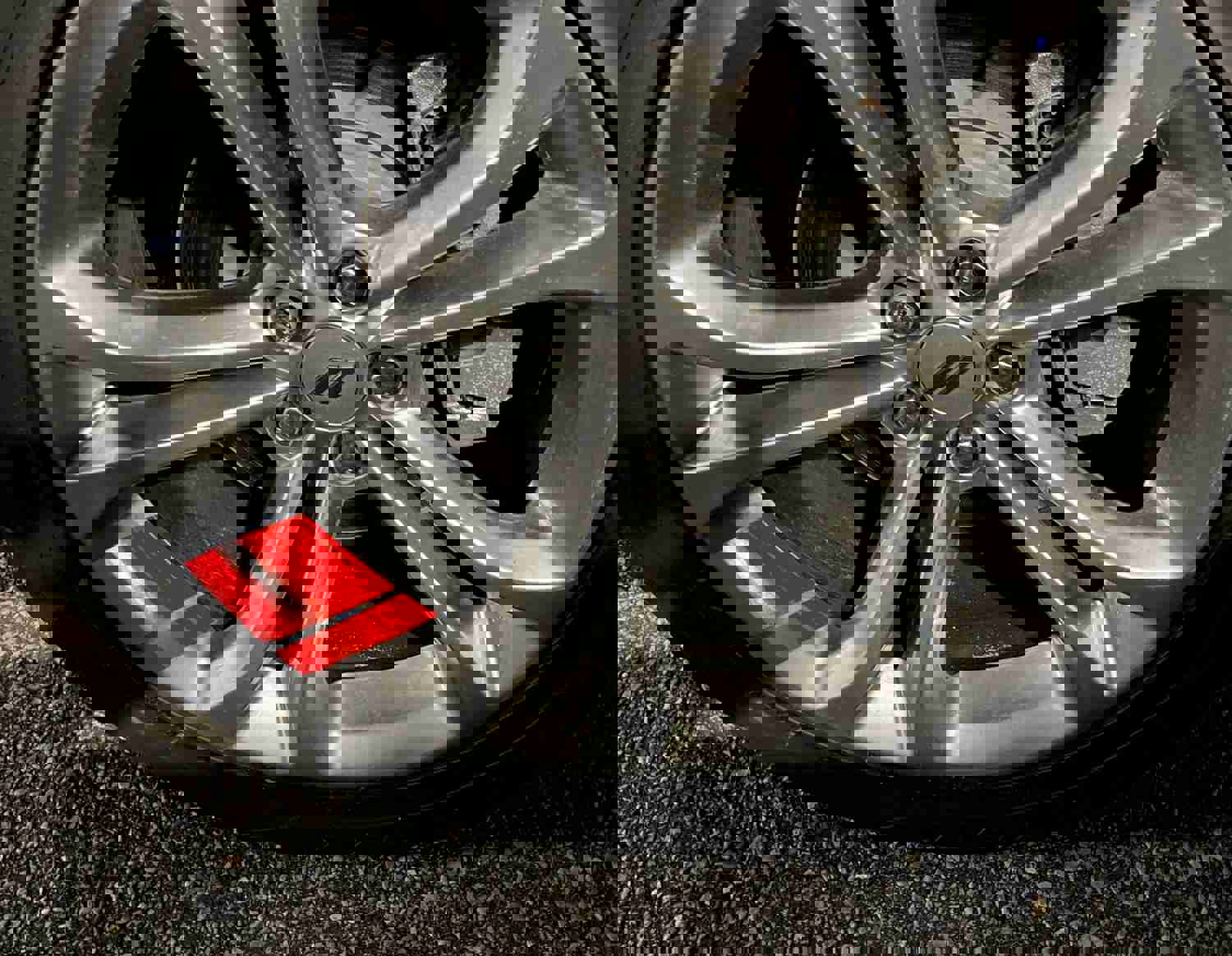 Reflective Wheel Hash Mark Decals for Dodge Challenger - 6 High-Quality Engineer Grade Reflective Stickers