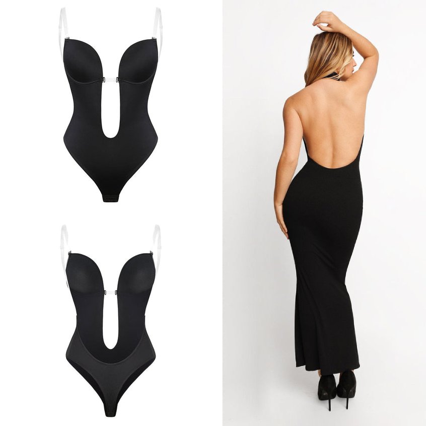 LauraCollection® Invisible Plunge Backless Bodysuit - Buy 1 Get 1 Free