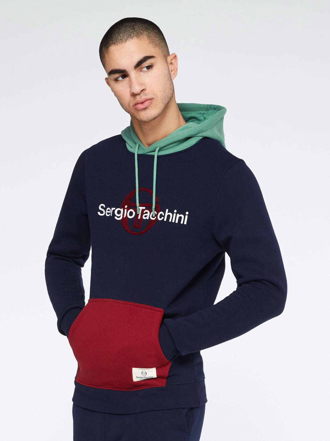 Sergio Tacchini Marino Hoodie - Maritime Blue