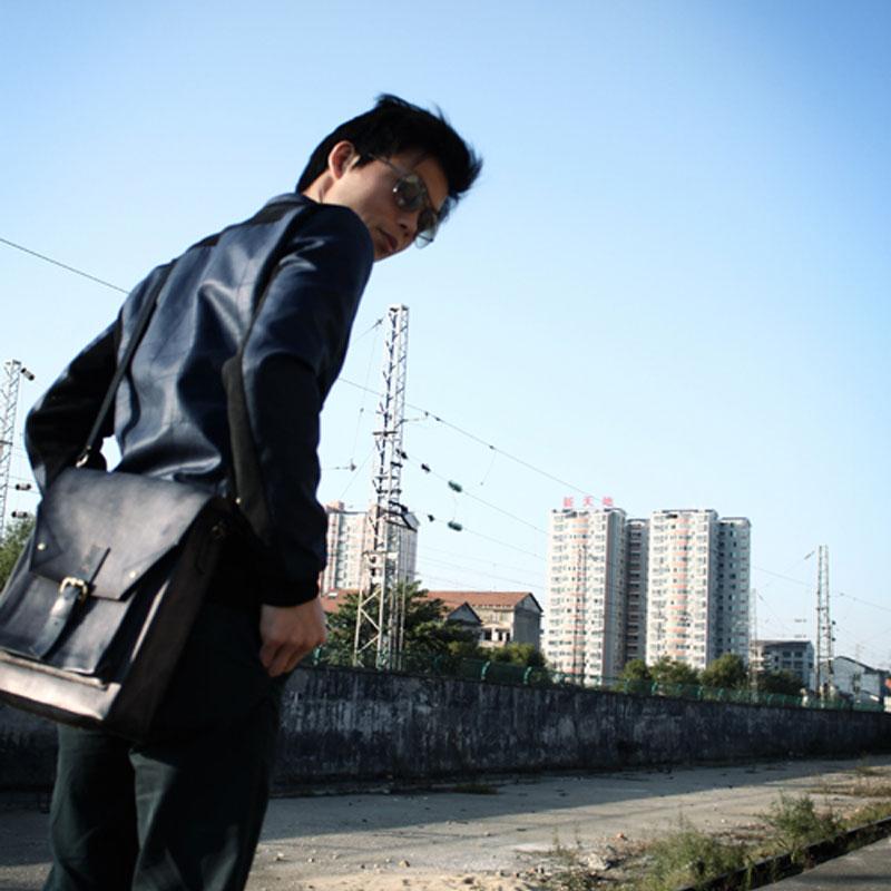 Cool Handmade Leather Men's Backpack - Travel & Laptop Messenger Bag