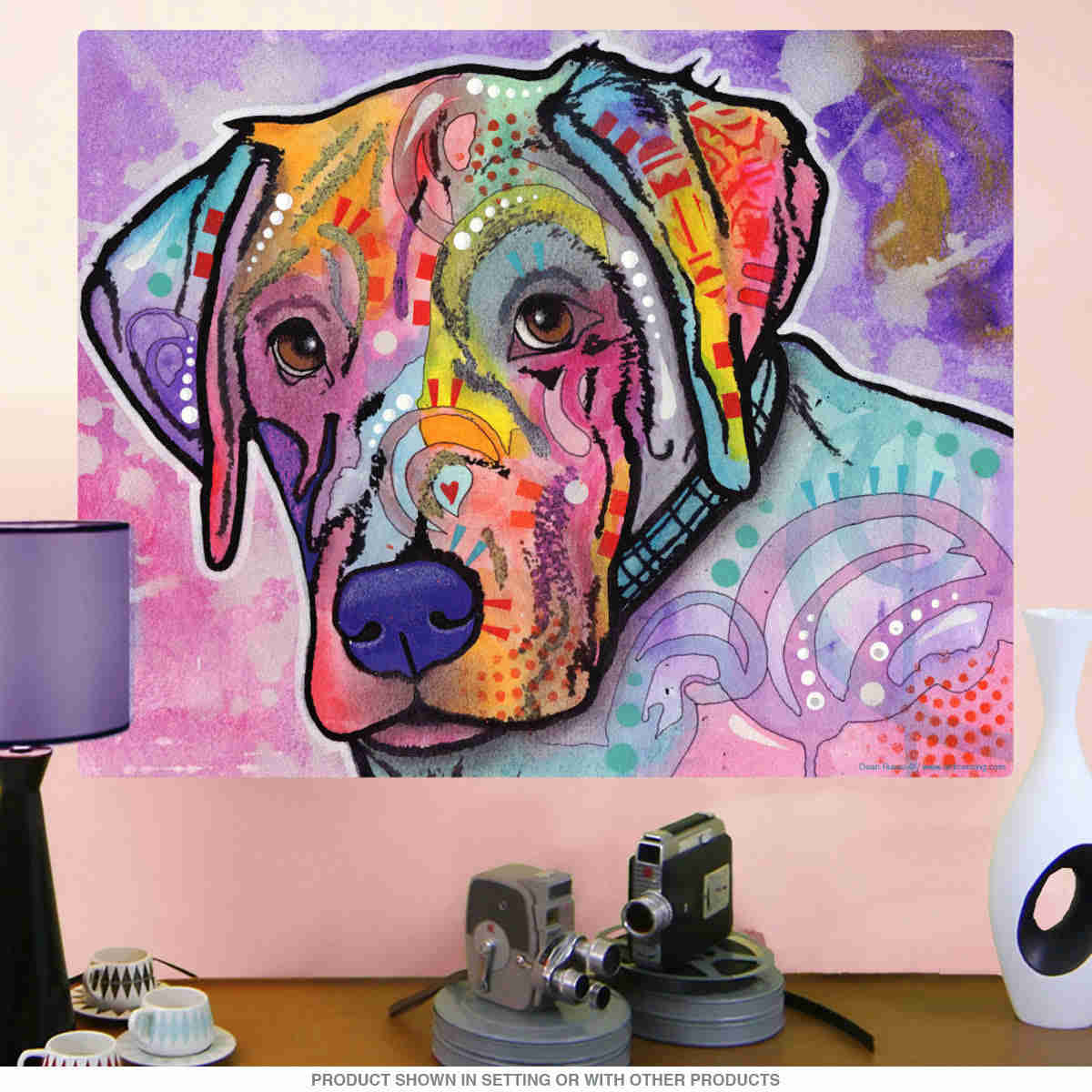 Friendly Lab Dog Dean Russo Wall Decal