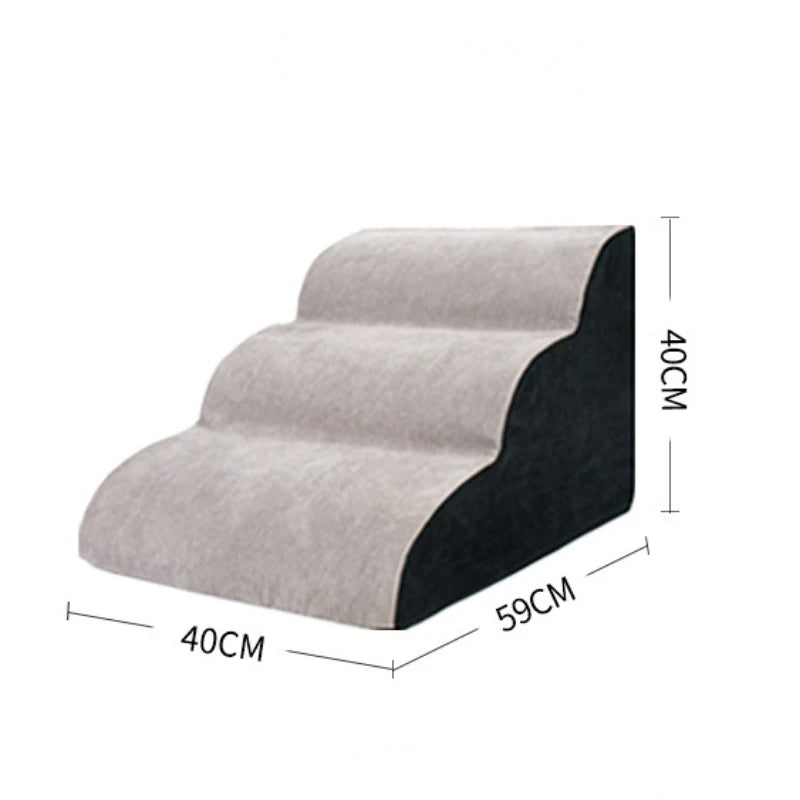 CAWAYI KENNEL Memory Foam Dog Sofa Stairs for Small Pets