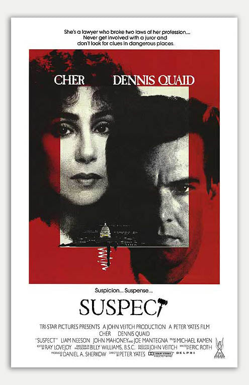 Suspect - 11 x 17 Movie Poster (1987 Reprint)