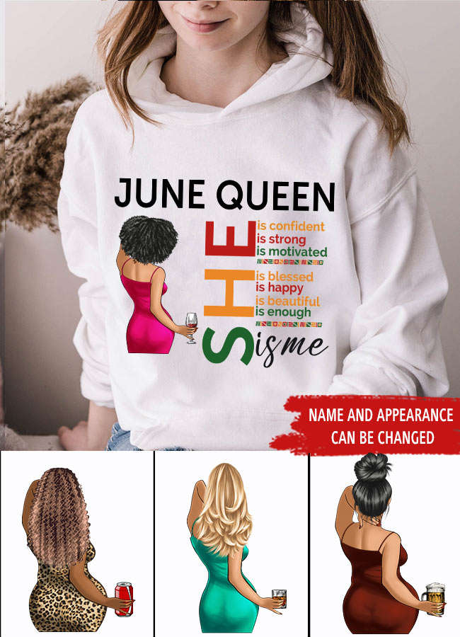 June Birthday Shirt - Custom Juneteenth T-Shirt for Women, Black History Gift