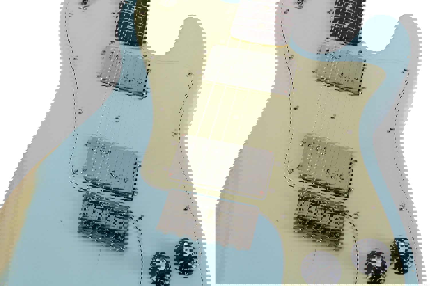 Nash T-72DLX Guitar - Sonic Blue, Rosewood, Medium Aging