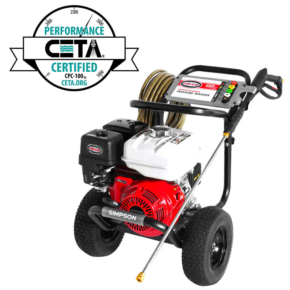 Simpson 60869 4000 Psi 3.5 Gpm Gas Powered Monster Powershot Pressure Washer